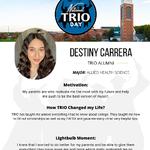 Alumni Spotlight - Destiny Carrera